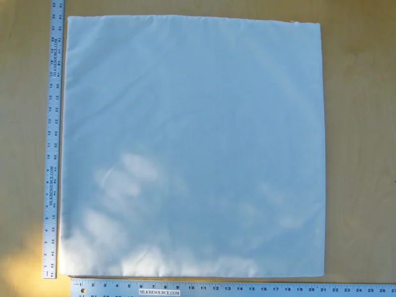 Scalamandre Pillow Case MET Paisley Square Silk Velvet White Green Paisley Plains Solid 22x22 inches MSRP USD 678/y