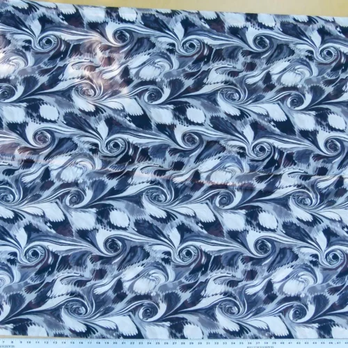 P1130584 Scalamandre Length Jean Paul Gaultier 1.2Y Vogue Sable Print Black Abstract  MSRP USD 400+/y