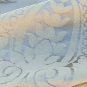 P1130702 Scalamandre Length 1.2y Lelievre Carrousel Aurore Tan Gray Damask MSRP USD 892/y