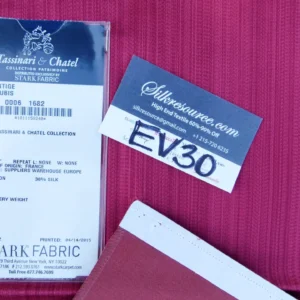 P1130820 28 EV30 Scalamandre Tassinari and Chatel Vertige Rubis Pink Strie Solid Square 24x27 inches MSRP USD1310/y