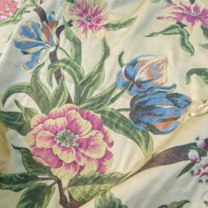 P1140135 10 EV32 Square 24 x 27 inches Scalamandre Old World Weavers Frida Gold/Multi Woven Foliage Yellow MSRP 546/y