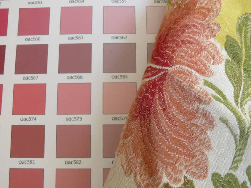 P1330009 Scalamandre Colony Villa Lante Stripe Multi on Rose Renaissance Classic MSRP USD 578/y