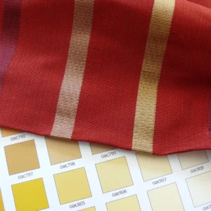 P1550209 Coraggio Textile Fabric 3yard from Italy Highest Quality Silk Stripe Red Gold Renaissance MSRP USD 300+/yard