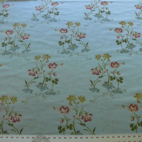 P1550394 Brunschwig & Fils Antoinette Woven Lampas Powder Blue 89719-206