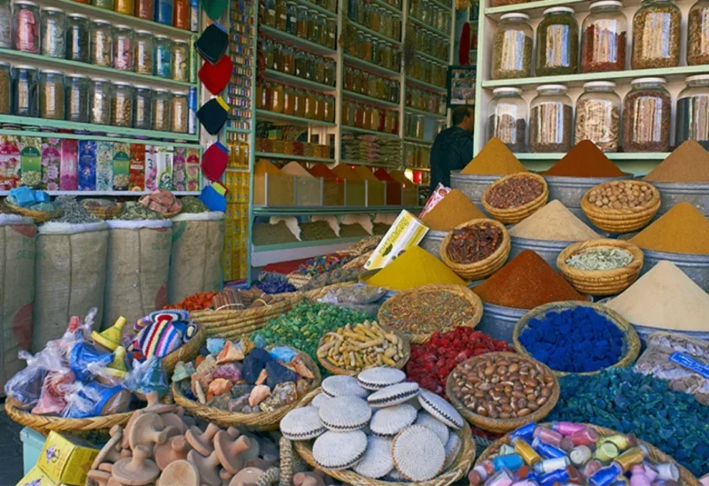 afar.brightspotcdn By Yd Clarence House Grand Pamir Ikat Linen Rust & Fern Green MSRP USD 370/yard