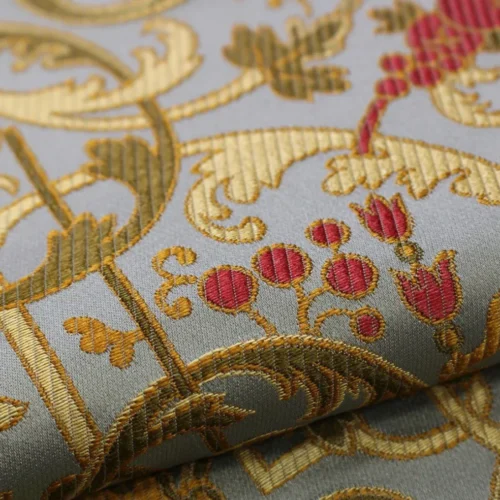 Tassinari and Chatel Scalamandre Cernuschi Bleu Blue Silk Brocade MSRP USD 2128/Y