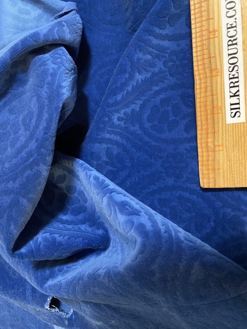 2F Scalamandre Lelievre 2.4YDSx51" GAUFRAGE LOUIS XVI velvet Square MSRP0+/YD