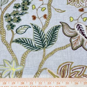 IMG_1531 3.47y Lee Jofa Arbre De Vie.document Stunning Crewel Embroidery Tree of Life Linen Museum Quality