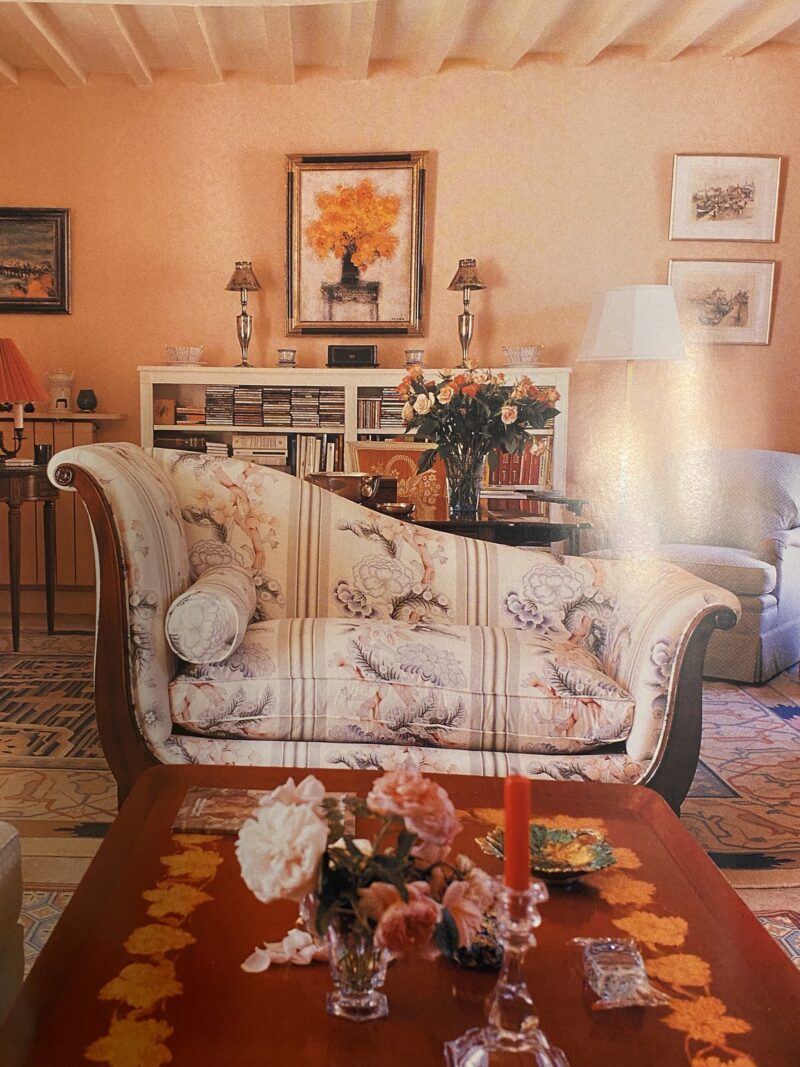 IMG_1549 By Yd Brunschwig & Fils K'ang Hsi Cotton Peony Chinoiserie Mint Green Blue Chintz