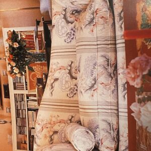 IMG_1550 By Yd Brunschwig & Fils K'ang Hsi Cotton Peony Chinoiserie Mint Green Blue Chintz