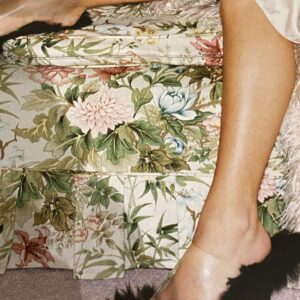 Scalamandre Le Jardin Du Bonheur Yellow Realistic Botanical Drawing And Painting. MSRP USD 612/y