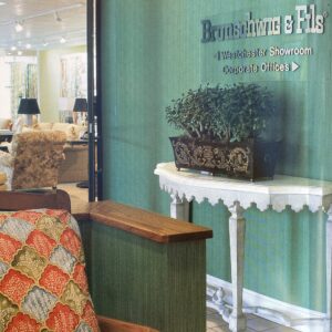 IMG_1572 10.2y Brunschwig & Fils Nanou Rockery Print Blue Green White from Cabanel Collection #906