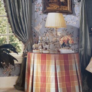 IMG_1584 Brunschwig & Fils Kanchou Parrots Chinioserie Flower Print Green