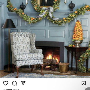 Tyler Hall "lemoncello" Lemon Tree Mandarin Bamboo Red Lattice On Cotton Satin Orangery Greenhouse by Dennis Lee