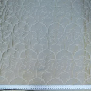 P1010985 Kravet Couture Barbara Barry Old World in Flax *white Cream 100% Silk Damask