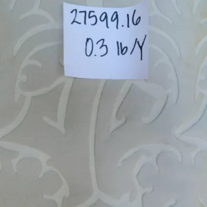 P1010987 Kravet Couture Barbara Barry Old World in Flax *white Cream 100% Silk Damask