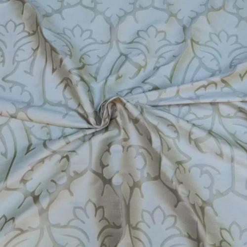 P1010992 Kravet Couture Barbara Barry Old World in Flax *white Cream 100% Silk Damask