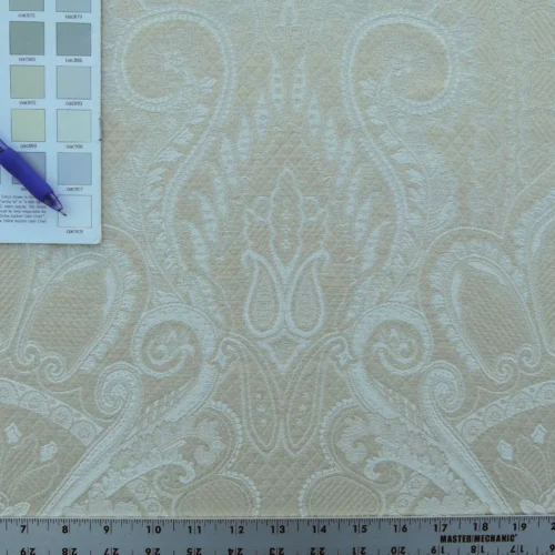 P1030958 Scalamandre Old World Weavers Belluno White Renaissance Lace Damask MSRP USD 200/y