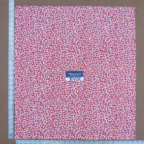 P1140302 45 EV32 Square 27 x 24 inches Scalamandre Grey Watkins Meadow Embroidery Pink Red MSRP USD 320/y