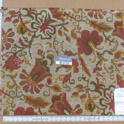 P1140313 48 EV32 Square 26 x 27 inches Scalamandre Old World Weavers Moldavia Stone Terracotta Tapestry