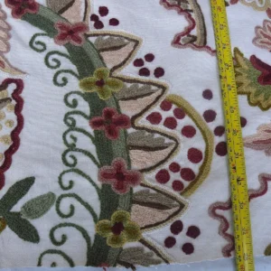 s-l1600 (19) Scalamandre Magnificent Lalita Crewel Heavy Paisley 35 inch MSRP 372/Y