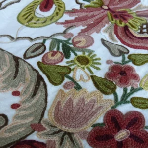 s-l1600 (20) Scalamandre Magnificent Lalita Crewel Heavy Paisley 35 inch MSRP 372/Y