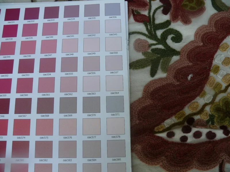 s-l1600 (21) Scalamandre Magnificent Lalita Crewel Heavy Paisley 35 inch MSRP 372/Y