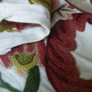 s-l1600 (24) Scalamandre Magnificent Lalita Crewel Heavy Paisley 35 inch MSRP 372/Y