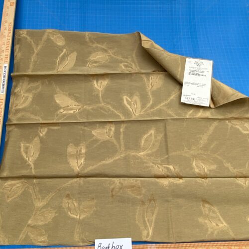 IMG_2386 10 Berkbox71 Scalamandre Square Silk Grey Watkins Maharajah Musket Reversible Brown Damask Tree Foliage MSRP USD348/y Piece C