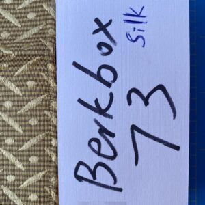 IMG_2683 1 Berkbox73 Square Silk Blend by Grey Watkins Crosshatch Brown Small Scale Geometric MSRP USD 458/y