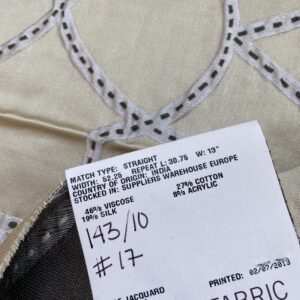 IMG_3169 10 Berkbox76  Square Jacquard by Lelievre Paris Camondo Platine  MSRP USD 440/y