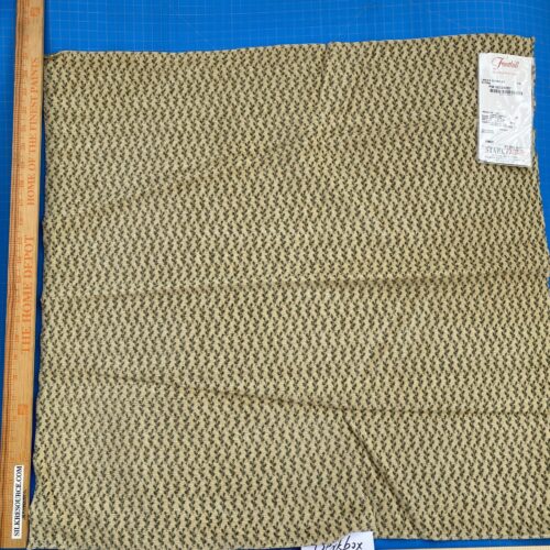 IMG_3176 12 Berkbox76 Square Fonthill Lamar Chenille Alpine Beige Green Novelty Botanical Foliage MSRP USD 368/y