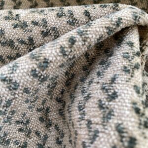 12 Berkbox76 Square Fonthill Lamar Chenille Alpine Beige Green Novelty Botanical Foliage MSRP USD 368/y