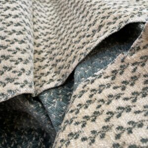 12 Berkbox76 Square Fonthill Lamar Chenille Alpine Beige Green Novelty Botanical Foliage MSRP USD 368/y