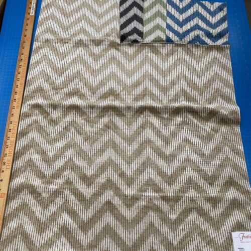 IMG_3716 10 Berkbox78 Square Velvet by Fonthill Carnaby Desert Brown White Chevron MSRP USD 294/y