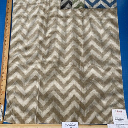 IMG_3721 11 Berkbox78 Square Velvet by Fonthill Carnaby Desert Brown White Chevron MSRP USD 294/y