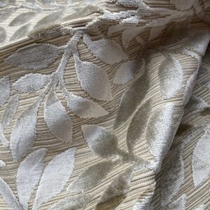 IMG_3964 10 Berkbox80 Square Velvet by Old World Weavers Argento Natural Leaf Tree Foliage MSRP USD300+/y