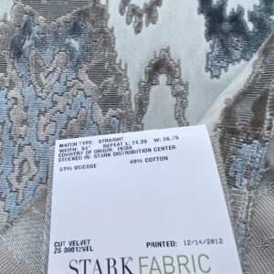 IMG_3999 18 Berkbox80 Square Velvet by Old World Weavers Tai Lao Mist  Art Deco Blue White Cream MSRP USD532/y