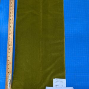 IMG_4058 12 Berkbox81 Square Velvet by Christian Fischbacher Visconte II Moss Green Solid 26"L X 12"W MSRP USD300+/y