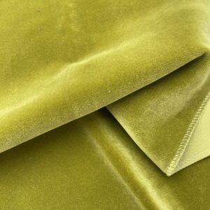 IMG_4061 12 Berkbox81 Square Velvet by Christian Fischbacher Visconte II Moss Green Solid 26"L X 12"W MSRP USD300+/y