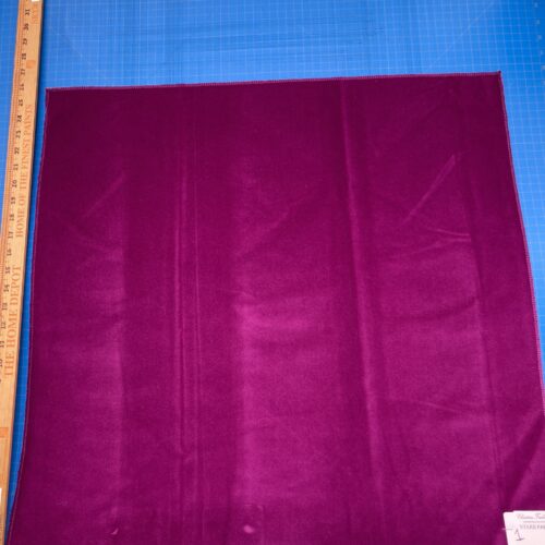 23 Berkbox81 Square Velvet by Christian Fischbacher Visconte II Orchid Pink Solid 26"L x 26"W  MSRP USD 300+/y