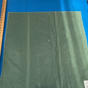 IMG_4196 20 Berkbox82 Square Velvet by Christian Fischbacher Visconte II Caribbean Green Solid 26"L x 26"W  MSRP USD 300+/y