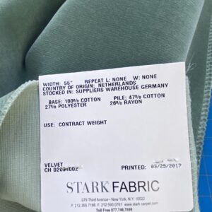 IMG_4198 20 Berkbox82 Square Velvet by Christian Fischbacher Visconte II Caribbean Green Solid 26"L x 26"W  MSRP USD 300+/y