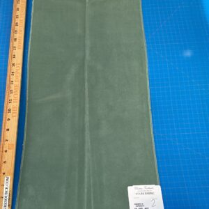 IMG_4200 21 Berkbox82 Square Velvet by Christian Fischbacher Visconte II Caribbean Green Solid 26"L x 13"W  MSRP USD 300+/y