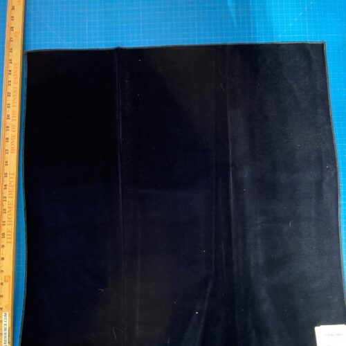 27 Berkbox82 Square Velvet by Christian Fischbacher Visconte II Midnight Blue Solid 26"L x 16"W  MSRP USD 300+/y