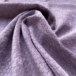 IMG_4287 10 Berkbox83 Square Velvet by Grey Watrkins Monterosso Lavender Purple Small Scale Dots Circle 1.1yd x 25"W MSRP USD192/y