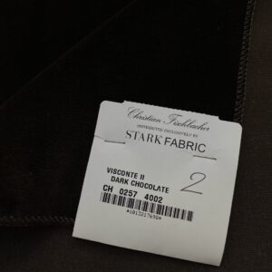 IMG_4368 29 Berkbox83 Square Velvet by Christian Fischbacher Visconte II Dark Chocolate Deep Brown Solid 26"L x 26"W MSRP USD 300+/y