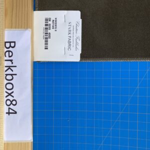 IMG_4432 11 Berkbox84 Square Velvet by Christian Fischbacher Visconte II Rattan Gray Solid 26"L x 13"W MSRP USD 300+/y