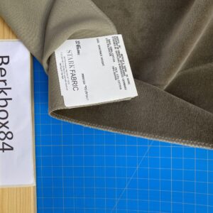 IMG_4433 11 Berkbox84 Square Velvet by Christian Fischbacher Visconte II Rattan Gray Solid 26"L x 13"W MSRP USD 300+/y