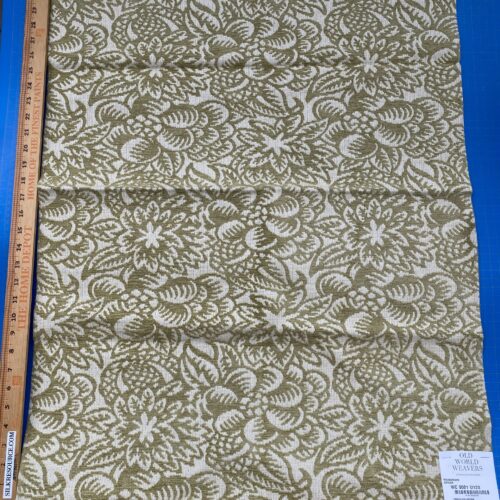 IMG_4504 1 Berkbox85 Square Velvet by Old World Weavers Mangrove Grass Beige Green MSRP USD 300+/y